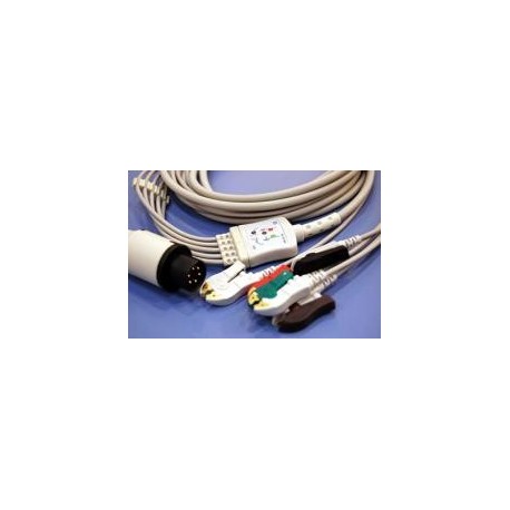 CABO DE ECG COMPATÍVEL COM DIXTAL – 5 VIAS