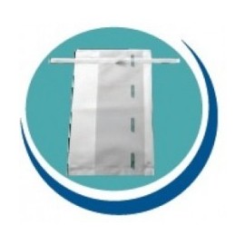 Saco plástico 1650ml, para amostras sólidas e líquidas, estéril