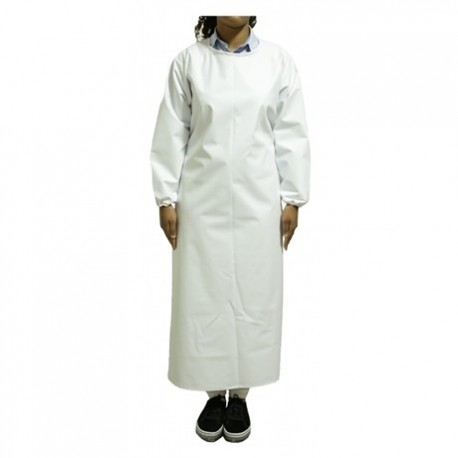 Avental Tipo Capote 100% Impermeável em Pvc Manga Longa e Elástico