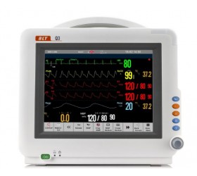 Monitores Multiparametro BIOLIGHT M12 MODELO 01 - TELA LCD SCREEN 12 ECG 5-LEAD, RESP,SP02, PNI, 2TEMP CAPNOGRAFIA Sem SENSOR