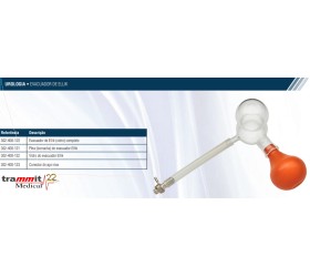 Evacuador de Ellik em vidro completo com Pêra reprocessável